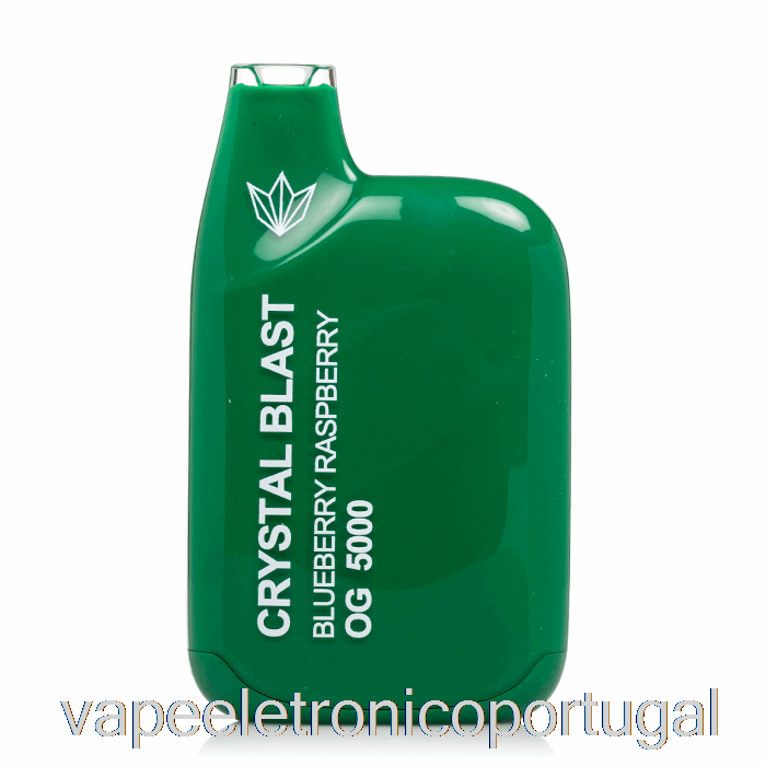 Vape Eletronico Crystal Blast Og5000 Descartável Mirtilo Framboesa